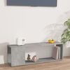 vidaXL Meuble TV Gris b&eacute;ton 100x24x32 cm Bois d'ing&eacute;nierie