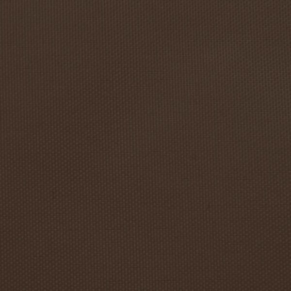 vidaXL Voile de parasol Tissu Oxford trapèze 2/4x3 m Marron