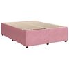 vidaXL Cadre de lit sans matelas rose 160x200 cm velours