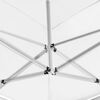 vidaXL Tente de réception pliable avec parois Aluminium 6 x 3 m Blanc