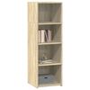 vidaXL Buffet chêne sonoma 40x41x124 cm bois d'ingénierie