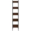 vidaXL Biblioth&egrave;que 5 niveaux ch&ecirc;ne brun 35x30x174 cm bois ing&eacute;nierie