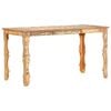 vidaXL Table de salle &agrave; manger 140x70x76cm Bois de r&eacute;cup&eacute;ration massif