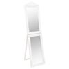 vidaXL Miroir sur pied Blanc 45x180 cm