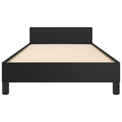 vidaXL Cadre de lit et tête de lit sans matelas noir 80x200 cm velours