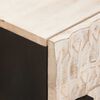 vidaXL Cabinet de chevet Blanc 50 x 33 x 60 cm Bois de mangue massif