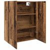 vidaXL Armoire Murale 2 pcs Bois ancien 69,5 x 34 x 90 cm
