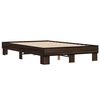 vidaXL Cadre de lit sans matelas ch&ecirc;ne marron 120x200 cm