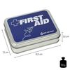 FIRST AID ONLY Ensemble d'urgence 22 pcs To Go en bo&icirc;te m&eacute;tallique