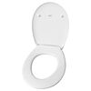 CORNAT Si&egrave;ge de toilette avec fermeture en douceur PREMIUM 1 blanc