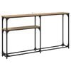 vidaXL TableConsole Ch&ecirc;ne artisanal 145 x 22,5 x 75 cm