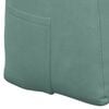 vidaXL Coussin de Dos Vert Mer 100 x 24 x 50 cm Velours