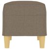 vidaXL Banc Taupe 70x35x41 cm Tissu