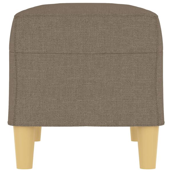 vidaXL Banc Taupe 70x35x41 cm Tissu