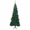 vidaXL Arbre de Noël artificiel d'angle Vert 240 cm PVC et métal