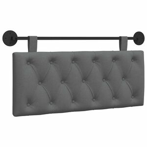 vidaXL T&ecirc;te de lit suspendue Gris fonc&eacute; Tissu