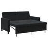 vidaXL Canap&eacute;-Lit Noir Tissu