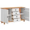 vidaXL Buffet avec tiroir ASKIM 133,5 x 40 x 79 cm Bois de pin massif