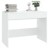 vidaXL Bureau Blanc 101x50x76,5 cm Agglom&eacute;r&eacute;