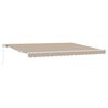 vidaXL Auvent Beige 450 x 350 x 165 cm Polyester