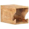 vidaXL Support mural de v&eacute;los 35x25x25 cm Bois de manguier brut solide