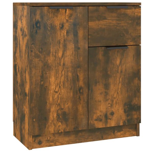 vidaXL Buffet Ch&ecirc;ne fum&eacute; 60x30x70 cm Bois d'ing&eacute;nierie