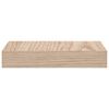 vidaXL Étagères flottantes 2 pcs 23x23,5x4 cm bois d'ingénierie