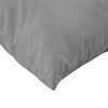 vidaXL Coussins de canap&eacute; lot de 4 gris 40x40 cm tissu
