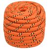 vidaXL Corde de bateau Orange 20 mm 25 m Polypropyl&egrave;ne