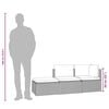 vidaXL Salon de jardin 3 pcs avec coussins Gris R&eacute;sine tress&eacute;e