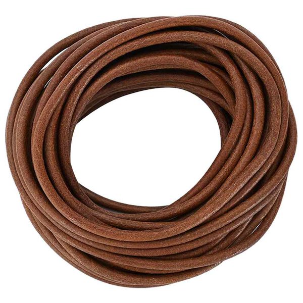vidaXL Corde en Cuir Marron Clair &Oslash;4 mm x 10 m Cuir