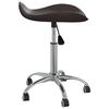 vidaXL Tabouret de salon et spa Marron Similicuir