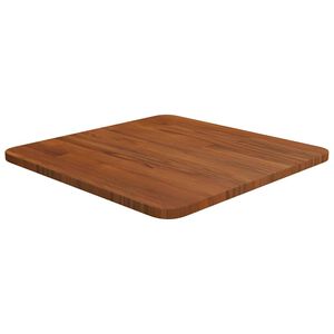 vidaXL Dessus de table carr&eacute; Marron fonc&eacute;40x40x1,5cm Bois ch&ecirc;ne trait&eacute;