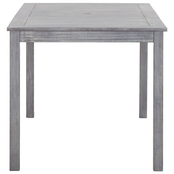 vidaXL Ensemble à manger d'extérieur 5 pcs Gris Bois d'acacia solide