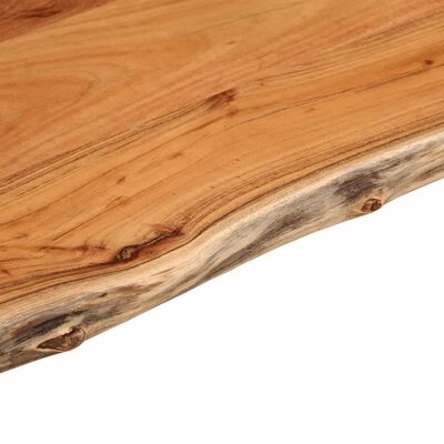 vidaXL Dessus de table 80x60x2,5 cm rectangulaire bois massif acacia