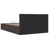 vidaXL Cadre de lit &agrave; rangement hydraulique sans matelas 120x200 cm