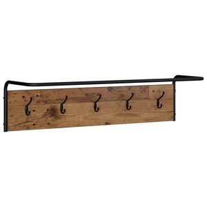 vidaXL Porte-manteau Bois ancien 100 x 30 x 25 cm Bois d'ing&eacute;nierie