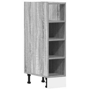 vidaXL Meuble bas "Riga" Gris Sonoma 20&nbsp;x&nbsp;44,5&nbsp;x&nbsp;81,5&nbsp;cm Bois d'ing&eacute;nierie