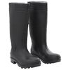 vidaXL Bottes de pluie noir taille 38 PVC