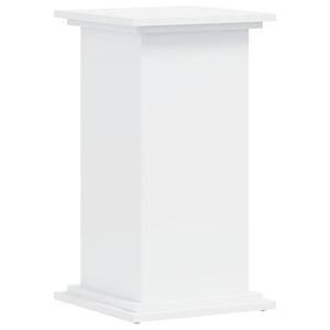 vidaXL Support de Plante Blanc 33 x 33 x 60 cm Bois d'ing&eacute;nierie