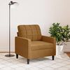 vidaXL Fauteuil Marron 60 cm Velours