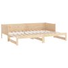 vidaXL Lit coulissant sans matelas bois de pin massif 2x(90x190) cm