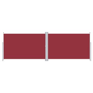 vidaXL Auvent lat&eacute;ral r&eacute;tractable Rouge 200x600 cm