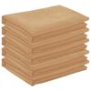 vidaXL Tissu de Table 5 pc Rectangulaire Beige 140 x 200 cm