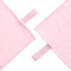 vidaXL Set de serviettes de sport 2 pcs Rose tissu