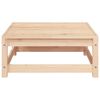 vidaXL Repose-pieds de jardin avec coussins lot de 2 Pin massif