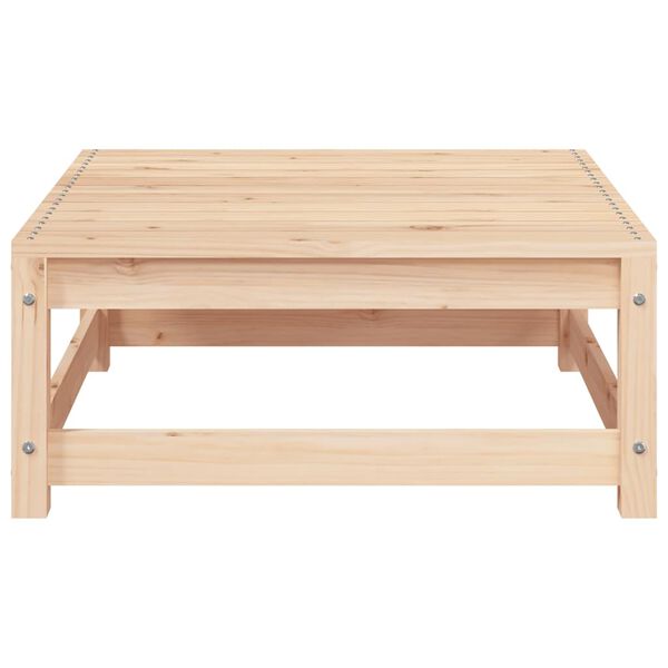 vidaXL Repose-pieds de jardin avec coussins lot de 2 Pin massif