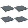 vidaXL Coussins de si&egrave;ge SOEST 4 pc 100 % polyester Bleu