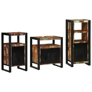 vidaXL Ensemble de mobilier de salle de bain 3 pi&egrave;ces
