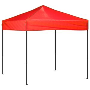 vidaXL Tente de r&eacute;ception pliable Rouge 2x2 m